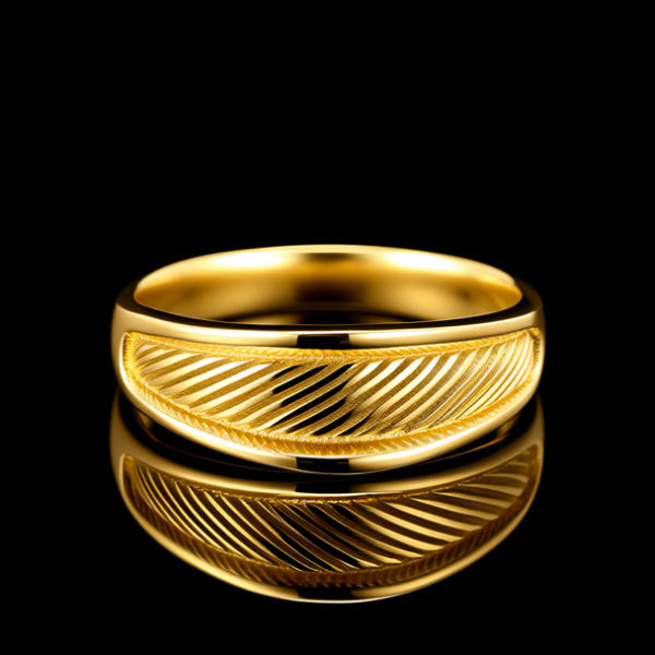 金戒指钢印图片