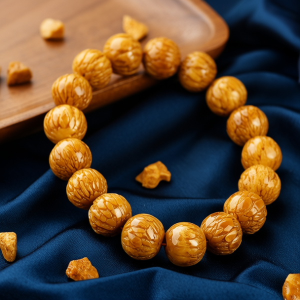 黄金海柳手串的图片