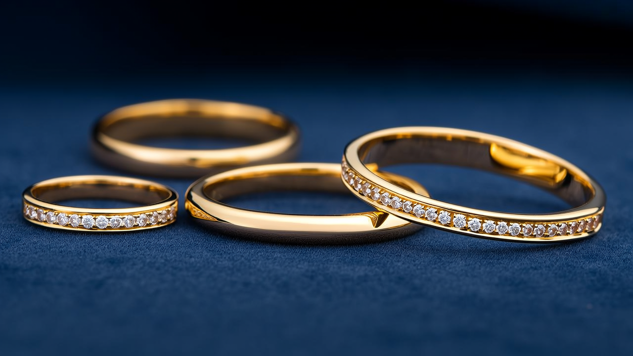 黄金戒指图片大全集