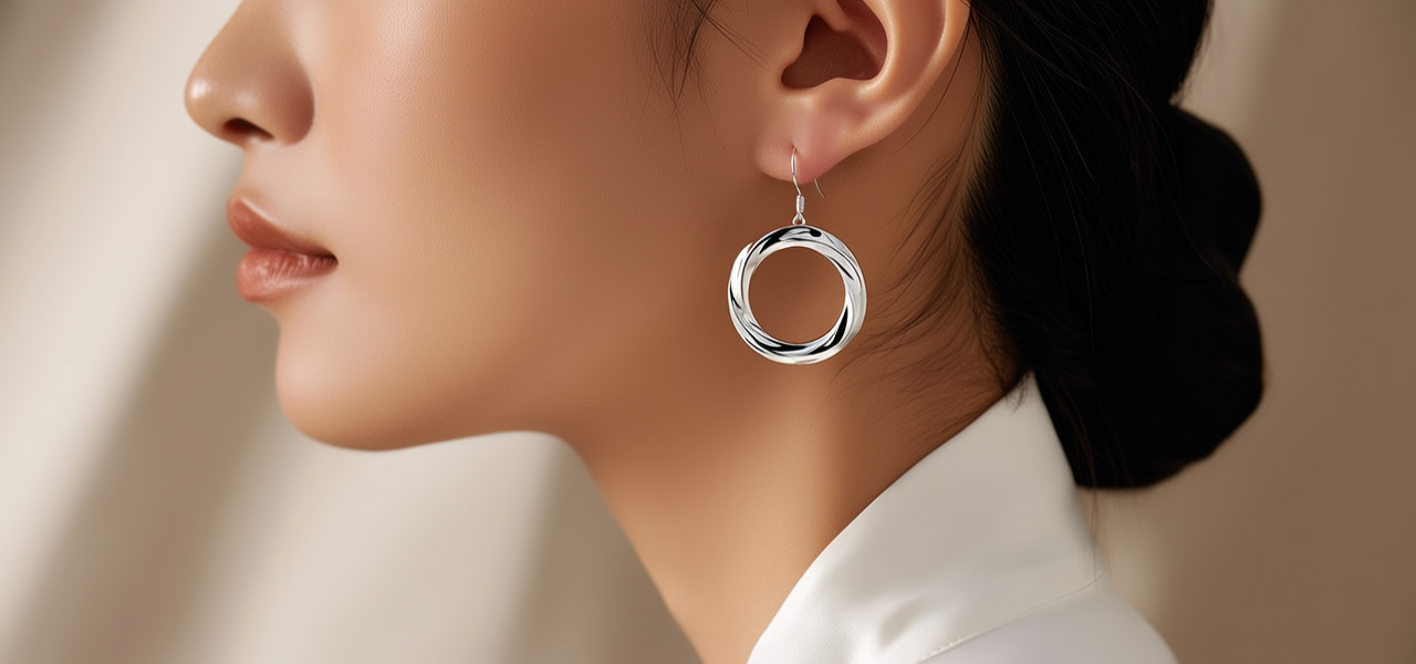 铂金耳环价格和图片