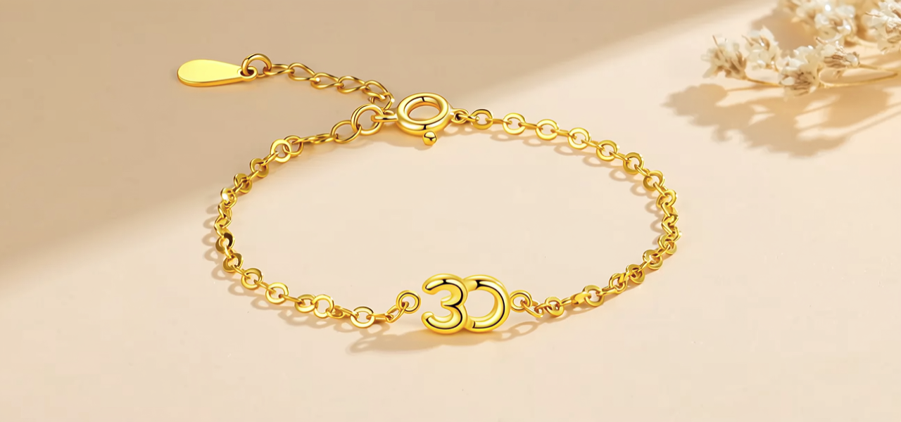 3克黄金手链图片欣赏