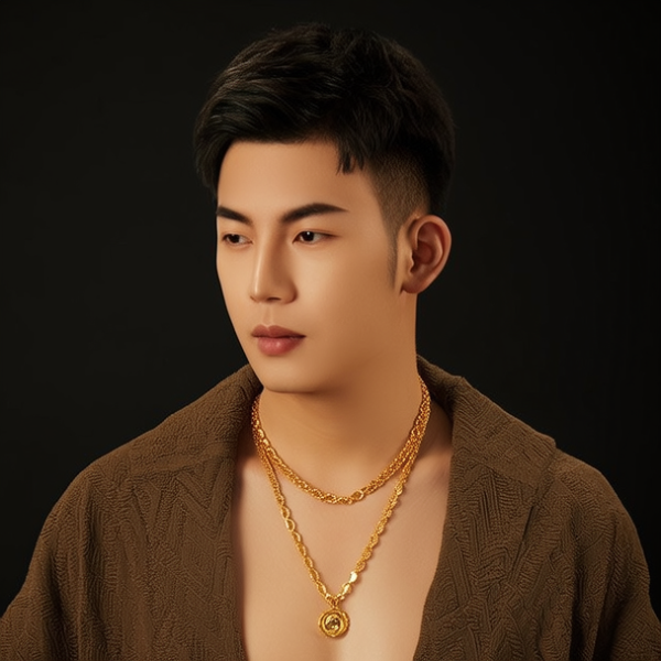 10克男士金项链图片