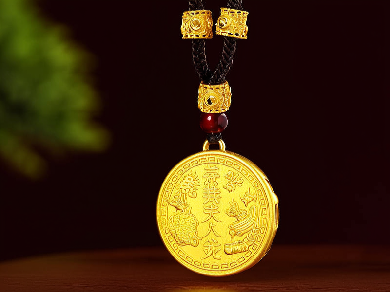 男士黄金挂件图片大全